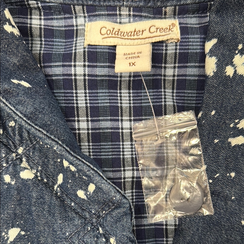 Blue Splatter Jacket - Picture 2 of 3